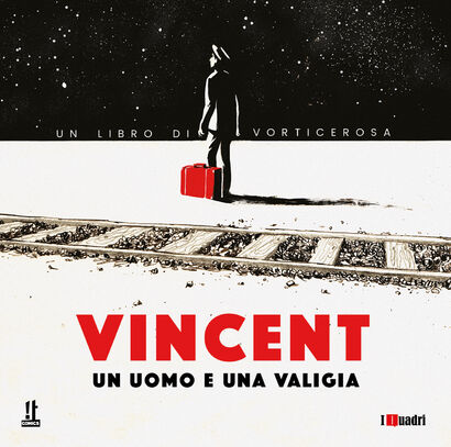 Vincent- un uomo e una valigia - a Digital Graphics and Cartoon Artowrk by Vorticerosa